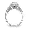 Diamond Cluster Engagement Rings