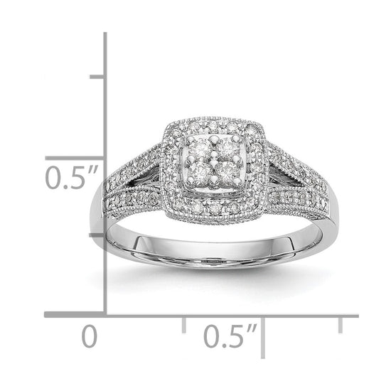 Diamond Cluster Engagement Rings