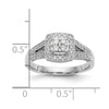 Diamond Cluster Engagement Rings