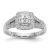 Diamond Cluster Engagement Rings