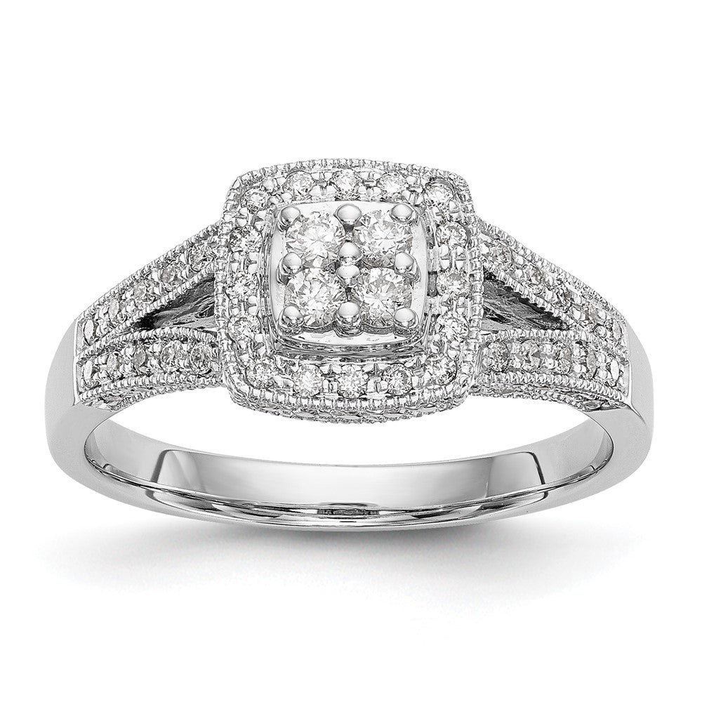 Diamond Cluster Engagement Rings