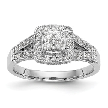 Diamond Cluster Engagement Rings