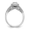 Diamond Cluster Engagement Rings