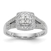 Diamond Cluster Engagement Rings