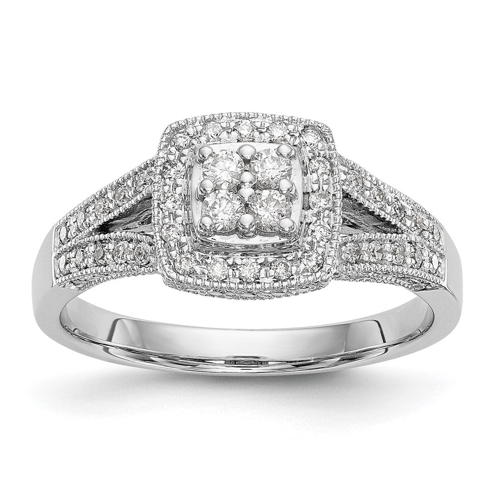 Diamond Cluster Engagement Rings