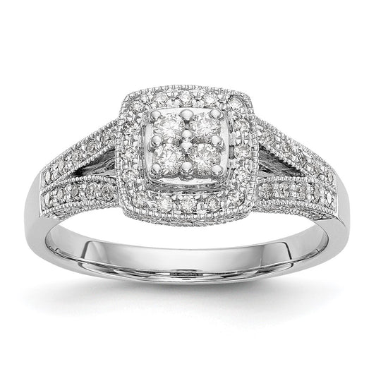 Diamond Cluster Engagement Rings