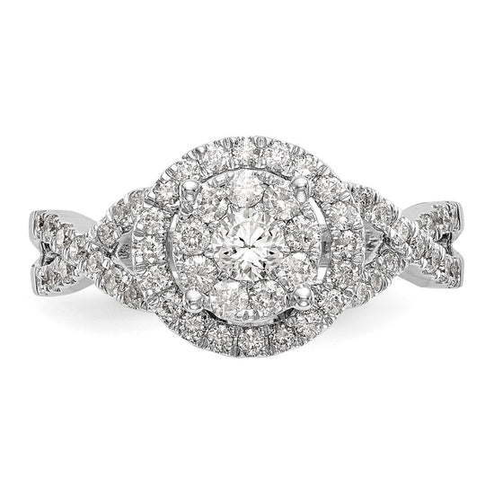 Diamond Cluster Engagement Rings