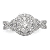 Diamond Cluster Engagement Rings