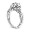 Diamond Cluster Engagement Rings