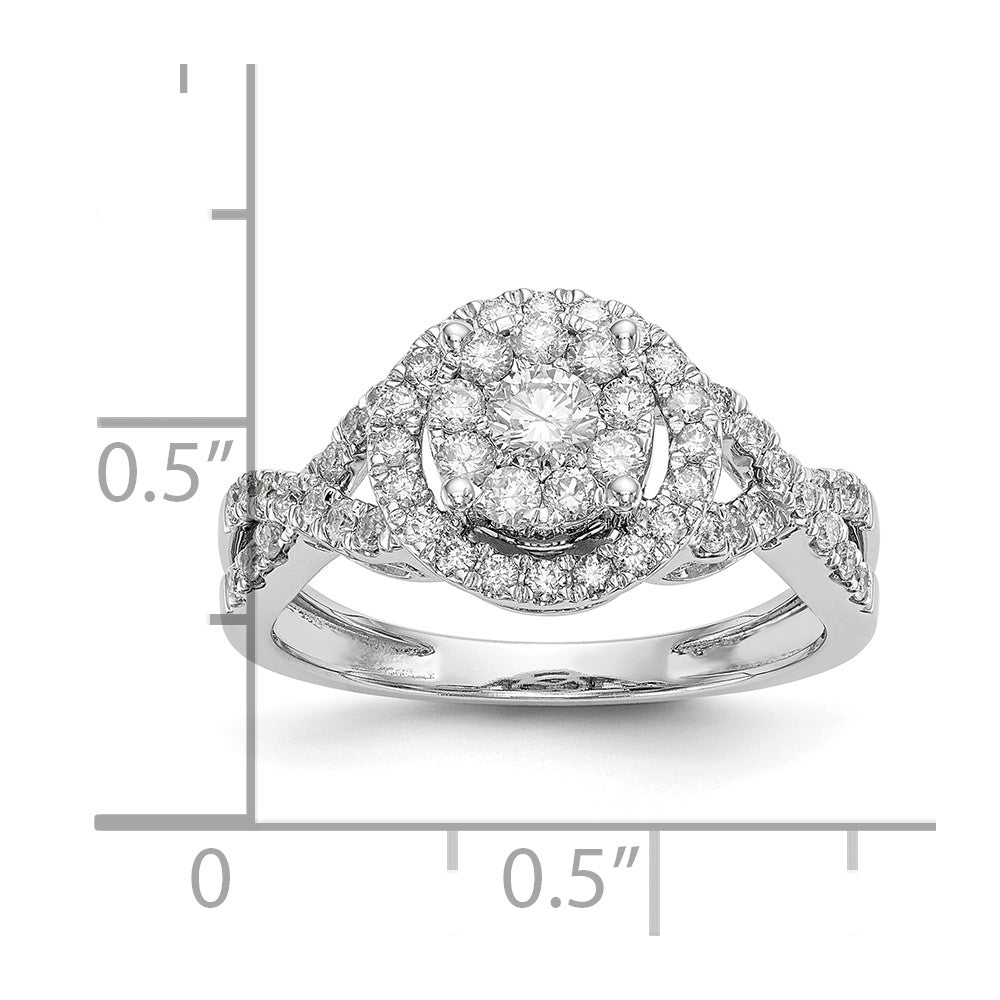 Diamond Cluster Engagement Rings