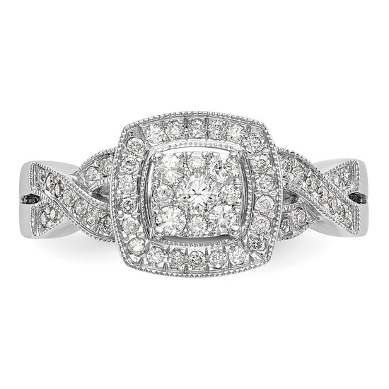 Diamond Cluster Engagement Rings