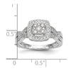 Diamond Cluster Engagement Rings