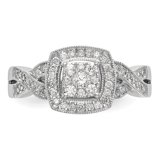 Diamond Cluster Engagement Rings