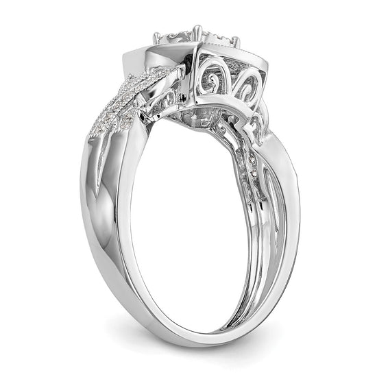 Diamond Cluster Engagement Rings