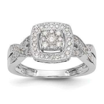 Diamond Cluster Engagement Rings