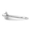 Diamond Round Semi-mount By-Pass Engagement Rings