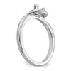 Diamond Round Semi-mount By-Pass Engagement Rings