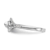 Diamond Round Semi-mount By-Pass Engagement Rings