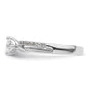Diamond Round By-Pass Engagement Rings