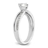 Diamond Round By-Pass Engagement Rings