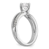 Diamond Round By-Pass Engagement Rings
