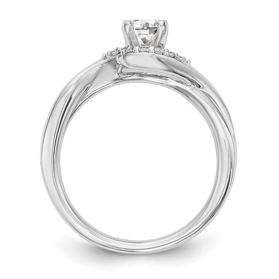 Diamond Semi-Mount Bypass Engagement Rings
