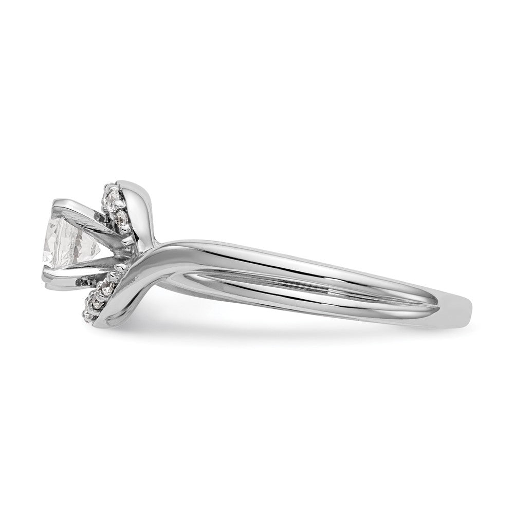Diamond Semi-Mount Bypass Engagement Rings