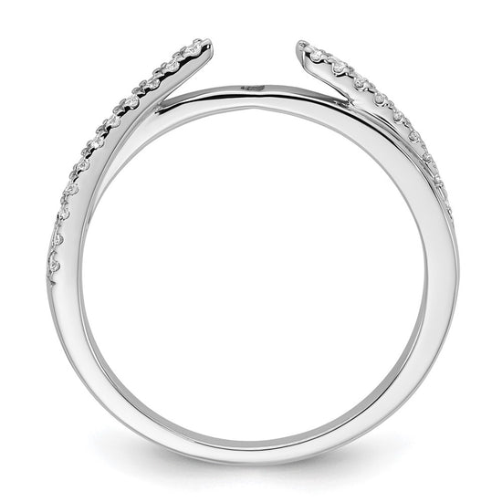 Diamond Peg-Set Semi-mount By-Pass Engagement Rings