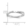 Diamond Peg-Set Semi-mount By-Pass Engagement Rings