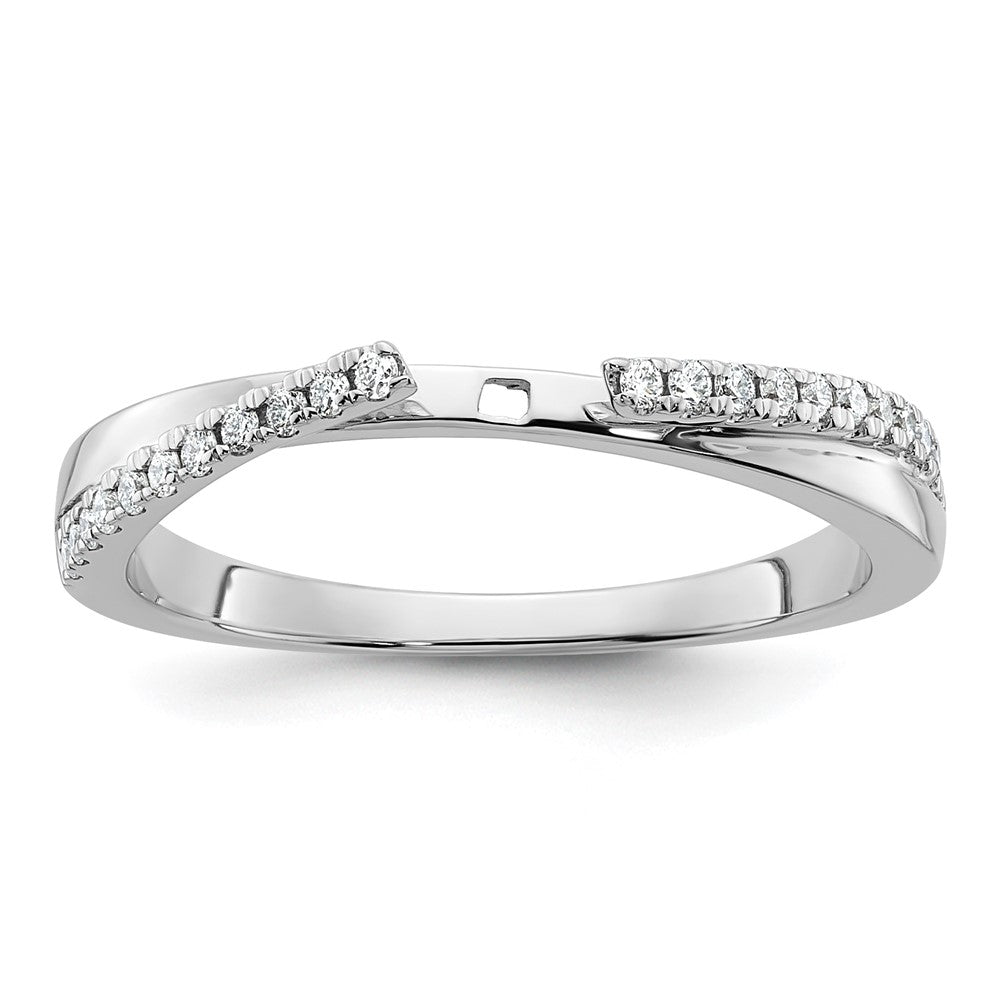 Diamond Peg-Set Semi-mount By-Pass Engagement Rings