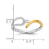 Peg Set Diamond Semi-mount By-Pass Engagement Rings