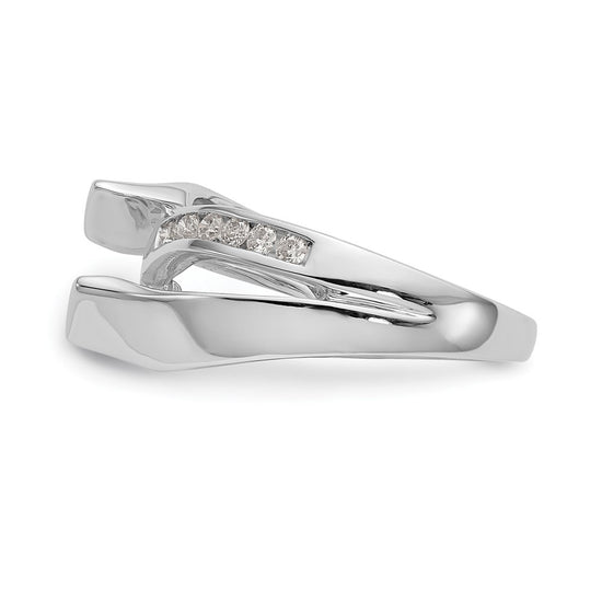 Diamond Semi-mount By-Pass Engagement Rings