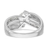 Diamond Semi-mount By-Pass Engagement Rings