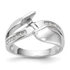 Diamond Semi-mount By-Pass Engagement Rings