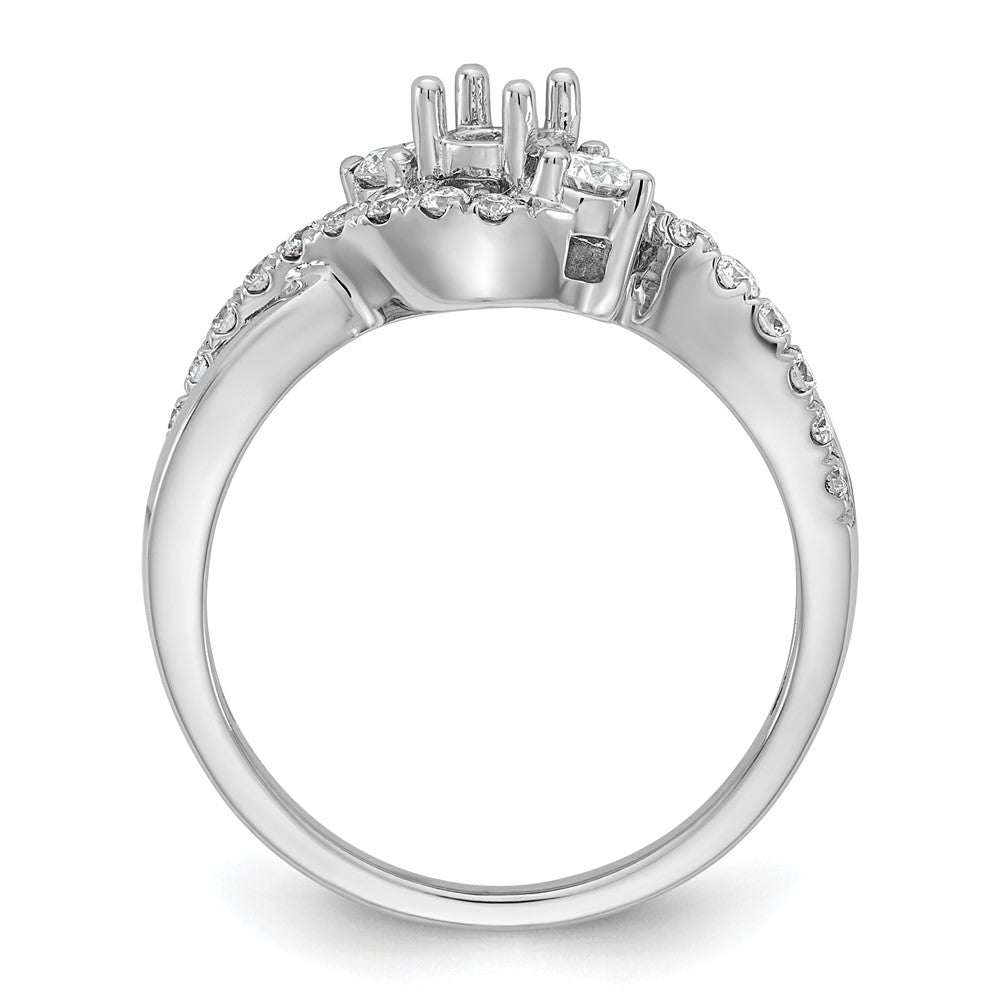 Diamond Criss-Cross Engagement Rings