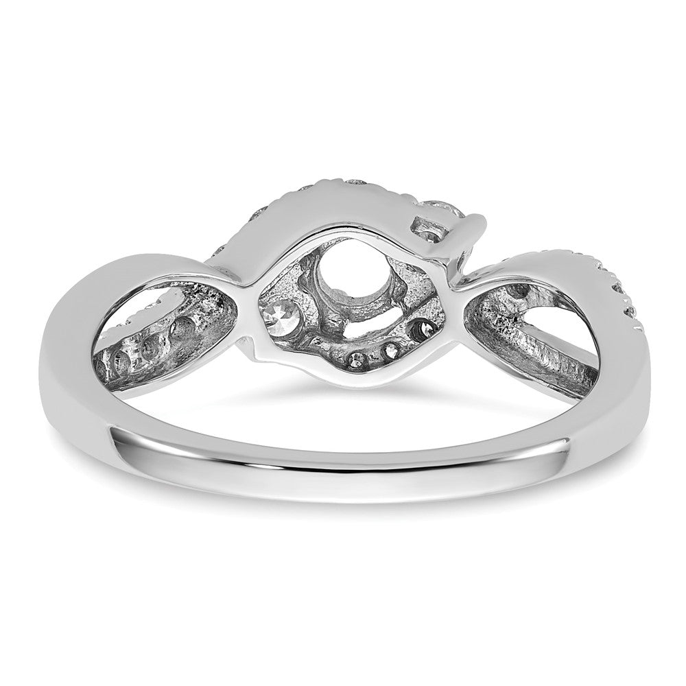 Diamond Criss-Cross Engagement Rings