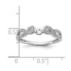 Peg Set Diamond Semi-mount Criss-Cross Engagement Rings