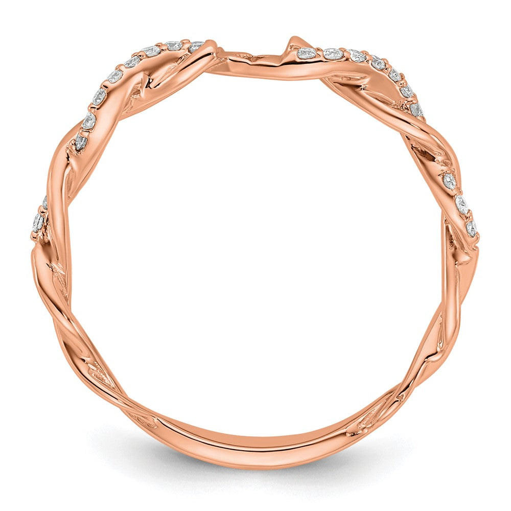 Peg Set Diamond Semi-mount Criss-Cross Engagement Rings