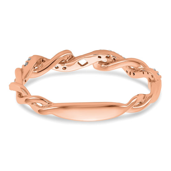 Peg Set Diamond Semi-mount Criss-Cross Engagement Rings