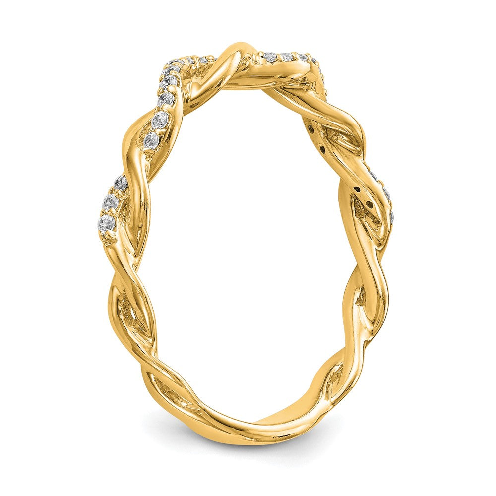 Peg Set Diamond Semi-mount Criss-Cross Engagement Rings
