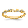 Peg Set Diamond Semi-mount Criss-Cross Engagement Rings