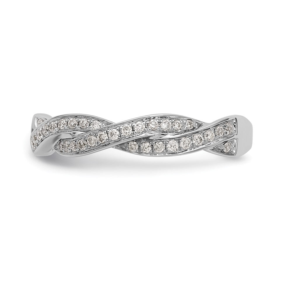 Peg Set Diamond Semi-mount Criss-Cross Engagement Rings