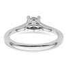 Diamond Semi-mount Engagement Rings