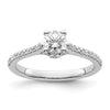 Diamond Semi-mount Engagement Rings
