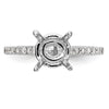 Diamond Semi-mount Engagement Rings