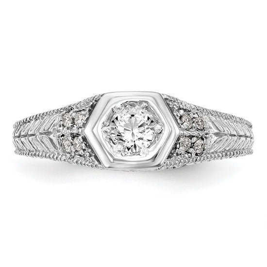 Diamond Semi-mount Engagement Rings
