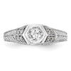 Diamond Semi-mount Engagement Rings