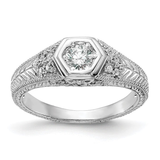 Diamond Semi-mount Engagement Rings
