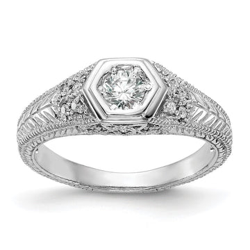 Diamond Semi-mount Engagement Rings