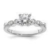 Diamond Semi-mount Engagement Rings